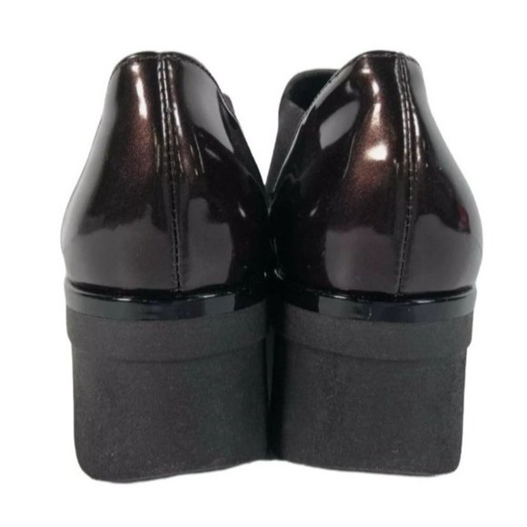 Italeau Italy Women's Brown Leather Platform Shoes Size EU37/US 6.5 *No Box* - Picture 4 of 9